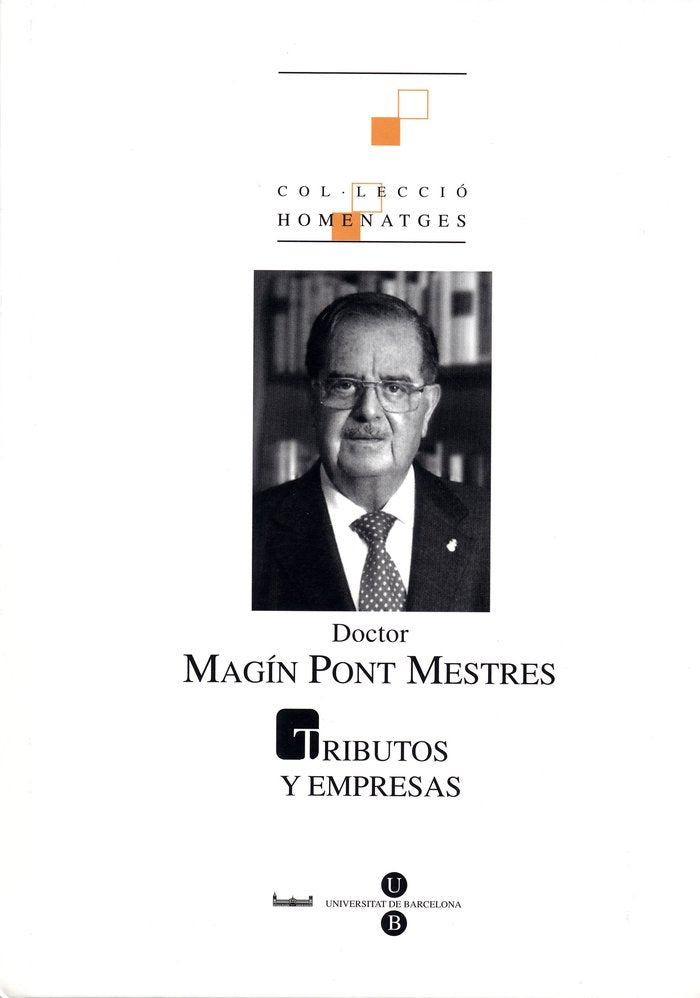 Tributos y empresas (Doctor Magín Pont Mestres), de Pont Mestres | portada del libro