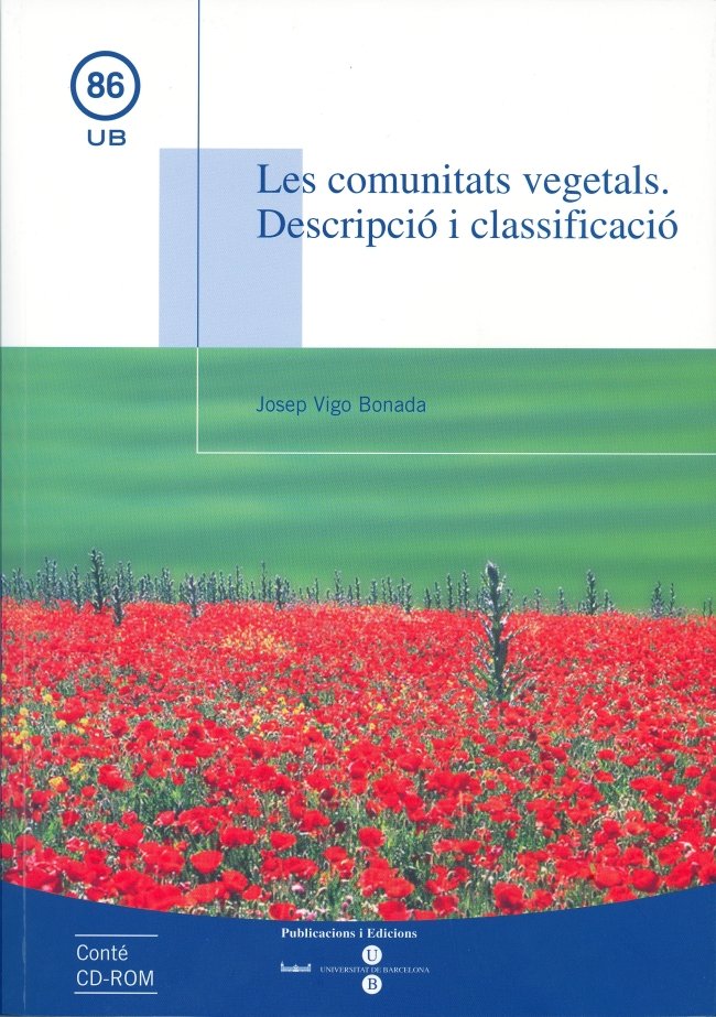 Comunitats vegetals, Les. Descripció i classificació + CD Rom, de Vigo Bonada | portada del libro