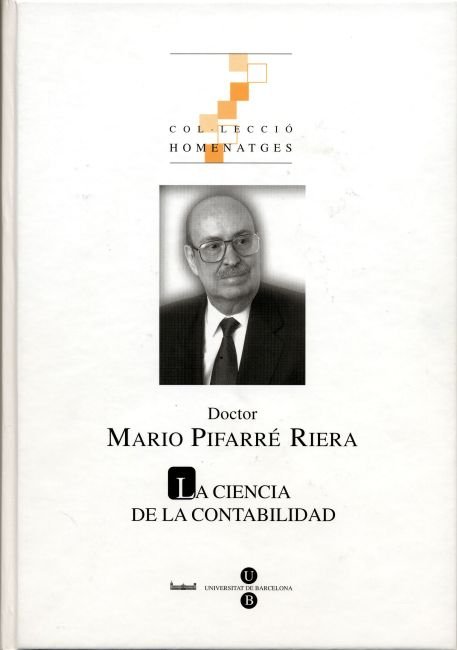 Doctor Mario Pifarré Riera: La ciencia de la contabilidad, de Rocafort Nicolau | portada del libro