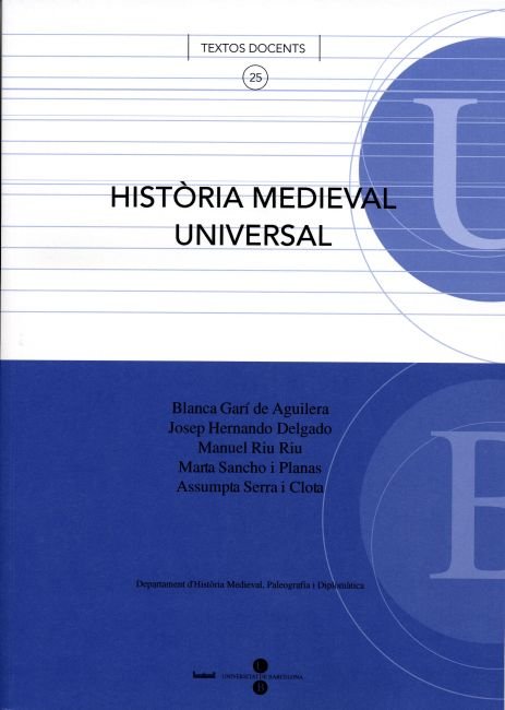 Història medieval universal, de Garí De Aguilera | portada del libro