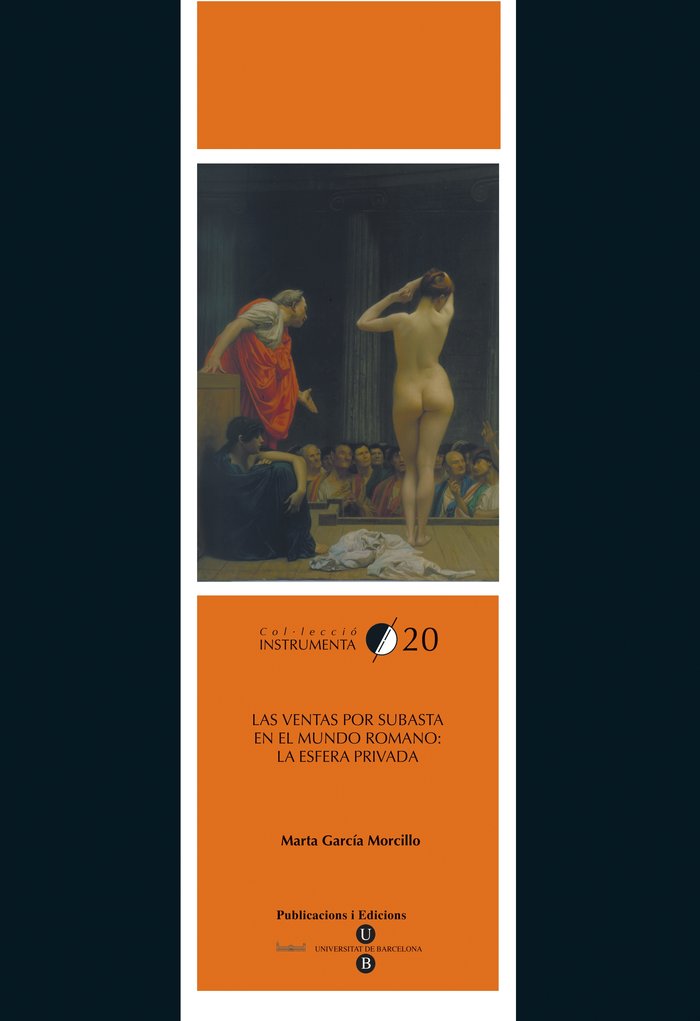 Las ventas por subasta en el mundo romano: la esfera privada, de García Morcillo | portada del libro