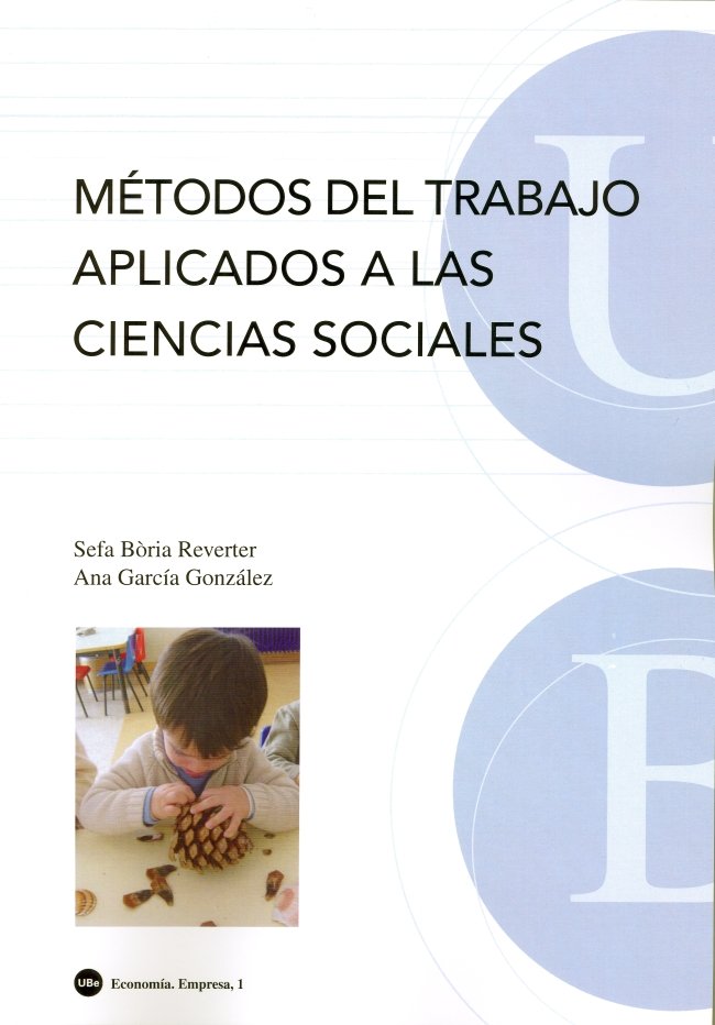 Métodos del trabajo aplicados a las ciencias sociales, de García González | portada del libro