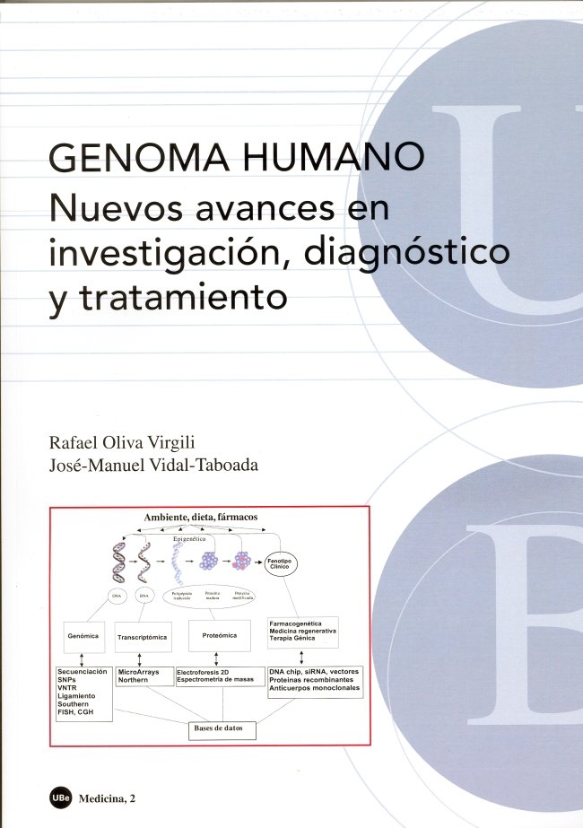 Genoma humano. Nuevos avances en investigación, diagnóstico y tratamiento, de Vidal-Taboada | portada del libro