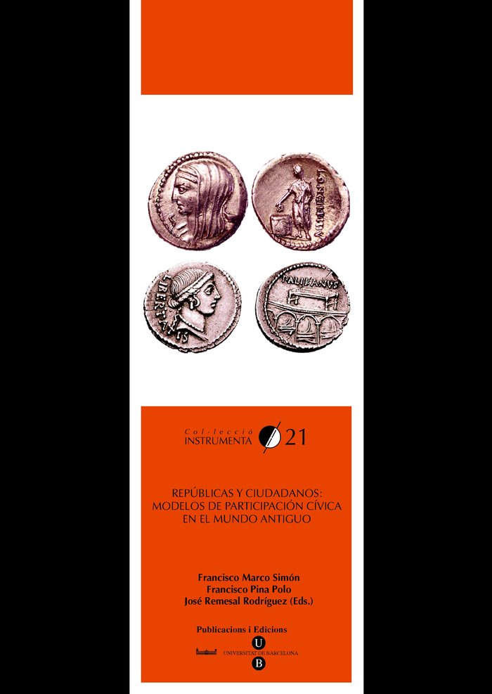 Repúblicas y ciudadanos: modelos de participación cívica en el mundo antiguo, de Marco Simón, Francisco | portada del libro
