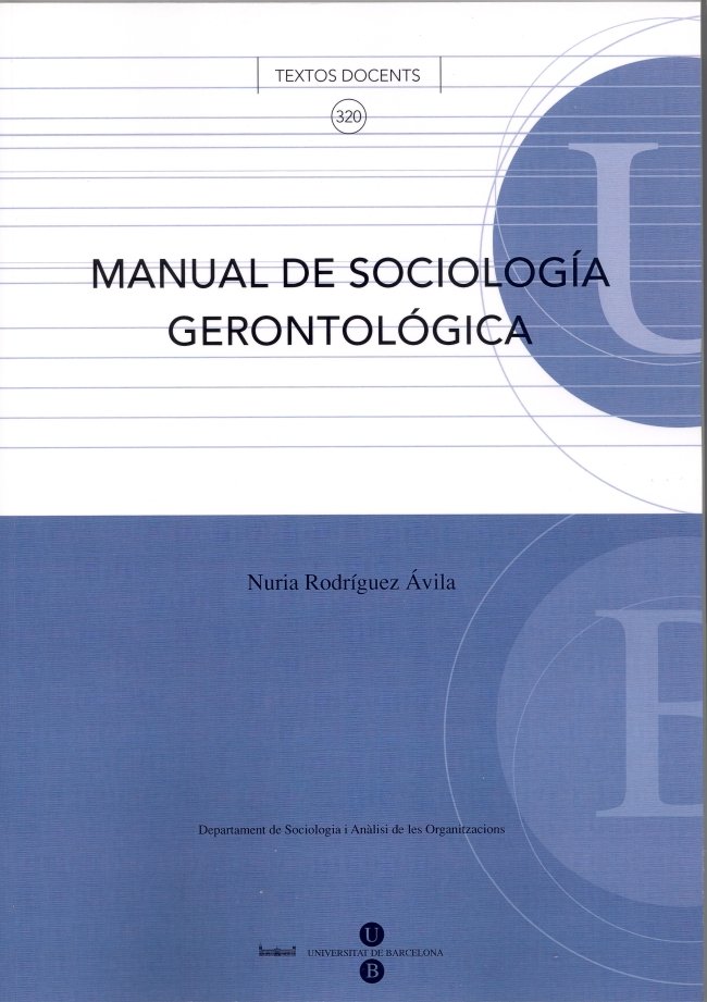 Manual de sociología gerontológica, de Rodríguez Ávila | portada del libro