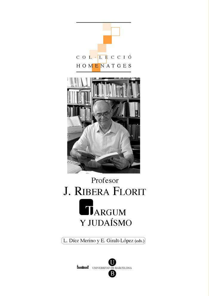 Targum y judaísmo. Profesor J. Ribera Florit, de Diez Merino | portada del libro