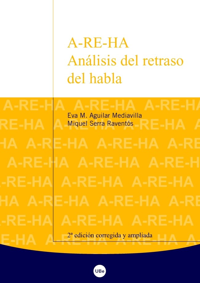 A-RE-HA. Análisis del retraso del habla, de Serra Raventós | portada del libro