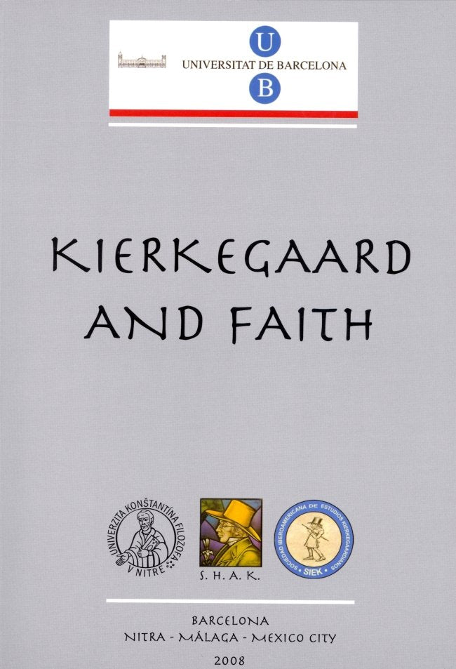 Kierkegaard and Faith, de Králik | portada del libro