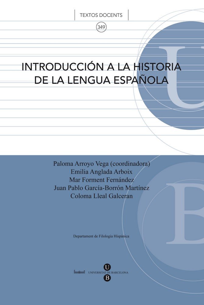 Introducción a la historia de la lengua española, de García-Borrón Martínez | portada del libro