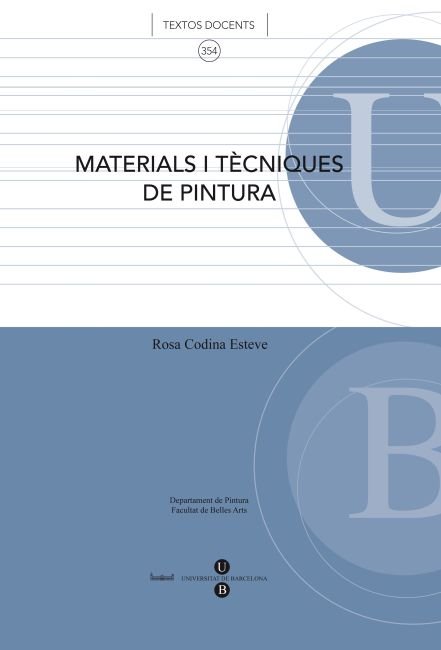 Materials i tècniques de pintura, de Codina Esteve, Rosa | portada del libro