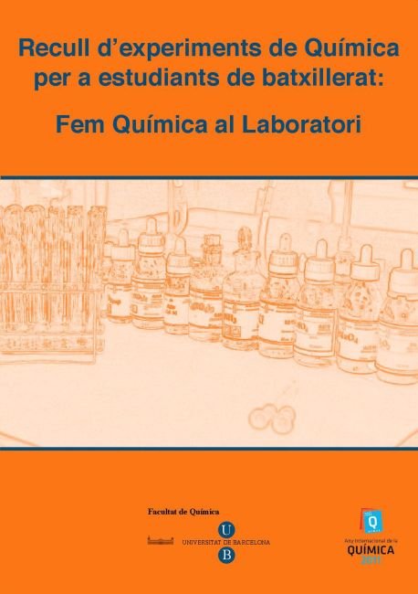 RECULL D'EXPERIMENTS DE QUIMICA PER A ESTUDIANTS DE BATXILLERAT, de DIVERSOS AUTORS | portada del libro