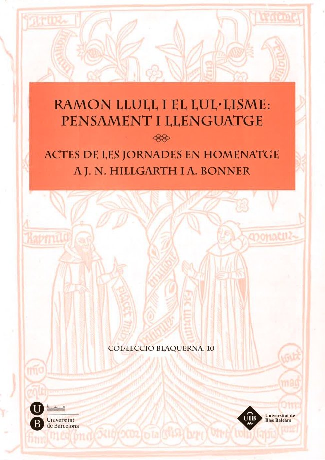 Ramon Llull i el lul·lisme: pensament i llenguatge, de Ripoll Perelló | portada del libro