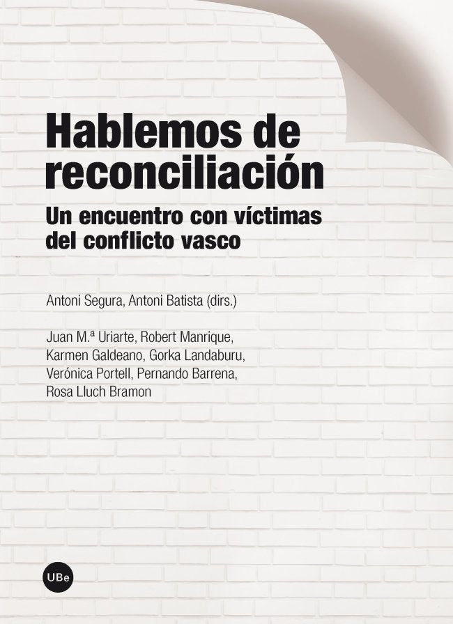 Hablemos de reconciliación, de Segura i Mas, Antoni | portada del libro