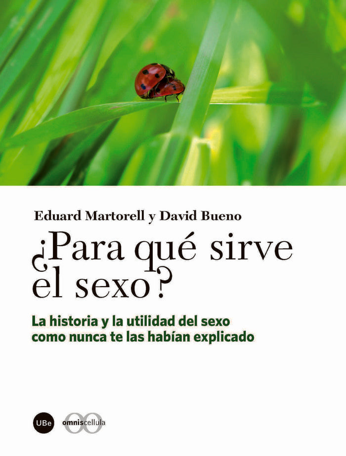 ¿Para qué sirve el sexo?, de Martorell, Eduard | portada del libro