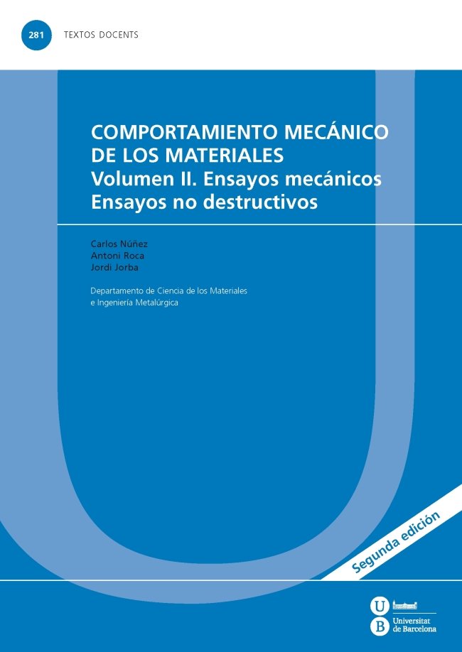 Comportamiento mecánico de los materiales, de Varios autores | portada del libro