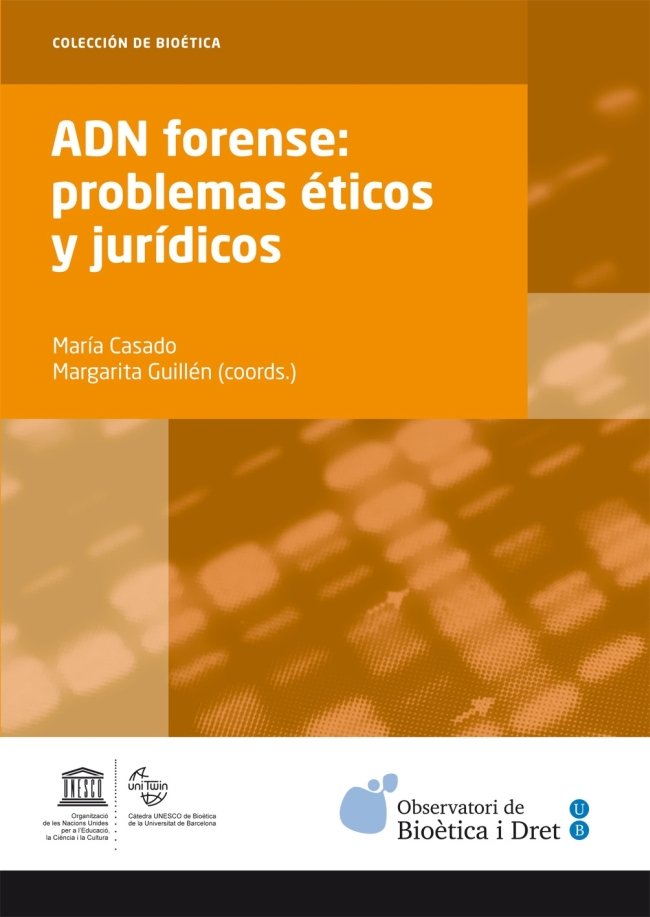 ADN forense: problemas éticos y jurídicos, de Varios autores | portada del libro
