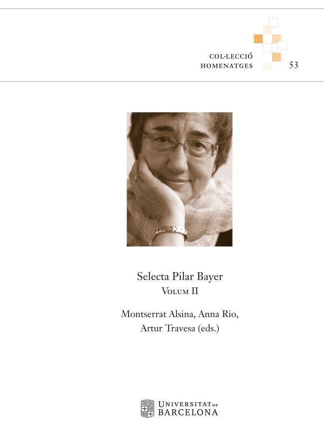 Selecta Pilar Bayer. Volum II, de Varios autores | portada del libro