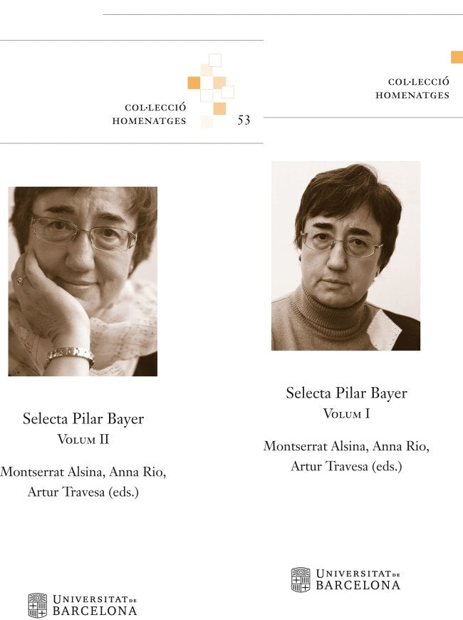 Selecta Pilar Bayer. Volums I i II, de Varios autores | portada del libro