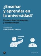 ¿Enseñar y aprender en la universidad?, de XAVIER LAUDO | portada del libro