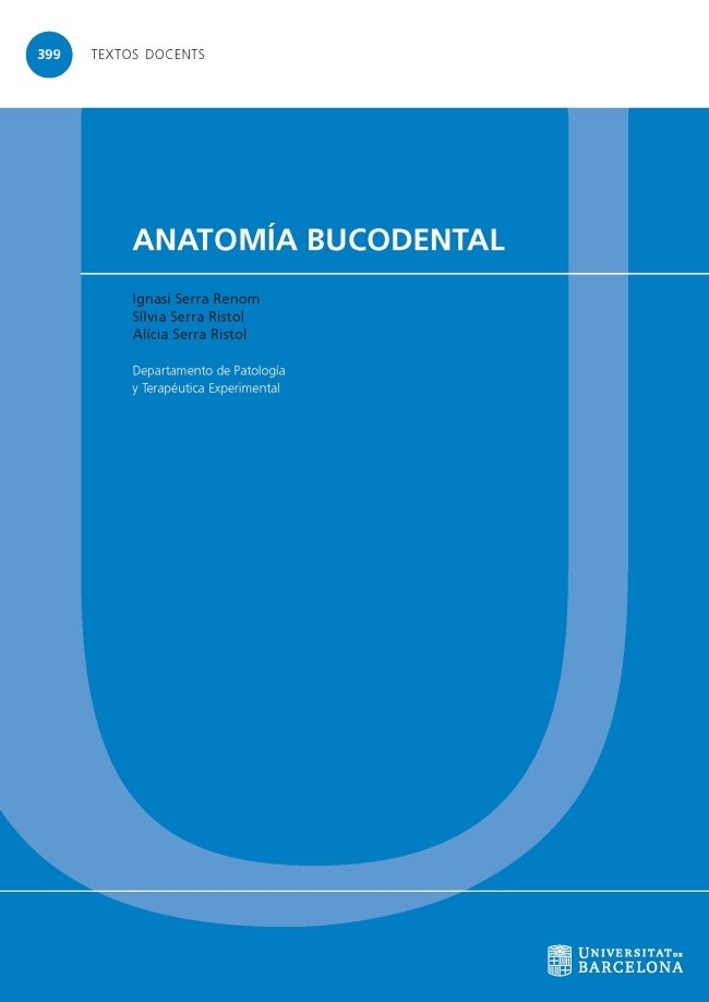 Anatomía bucodental, de Serra Renom | portada del libro