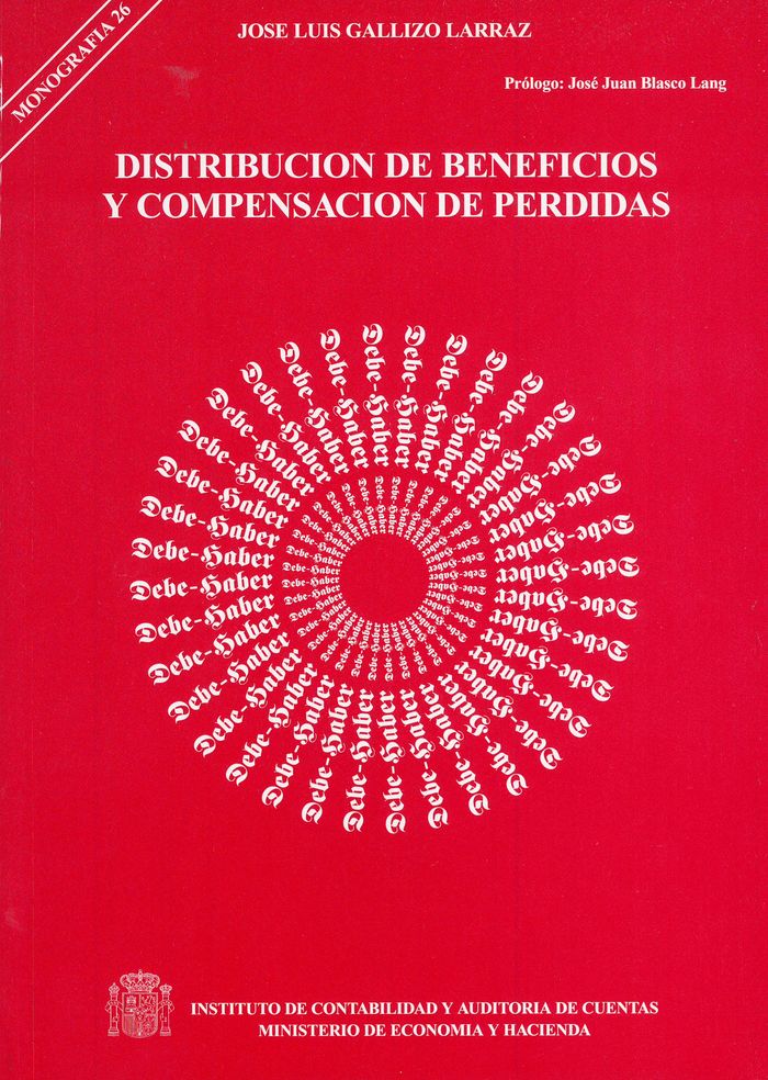 Distribución de beneficios y compensación de pérdidas, de Gallizo Larraz, Jose Luis | portada del libro