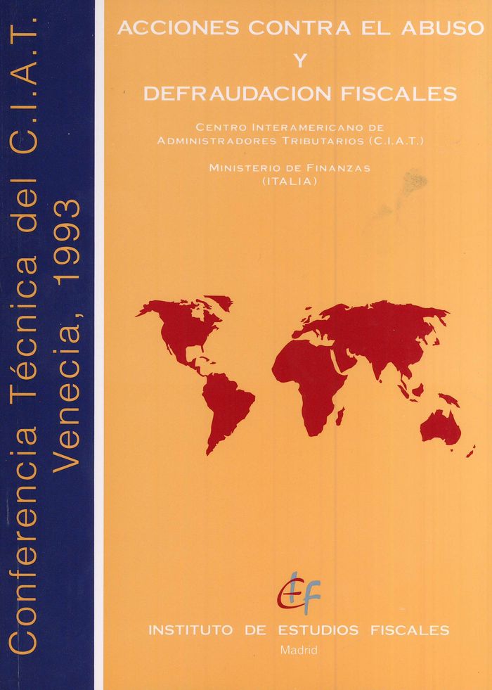 Acciones contra el abuso y defraudación fiscales | portada del libro