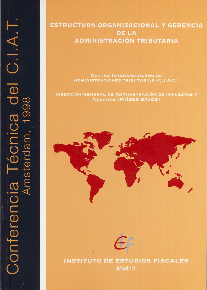 Estructura organizacional y gerencia de la administración tributaria | portada del libro