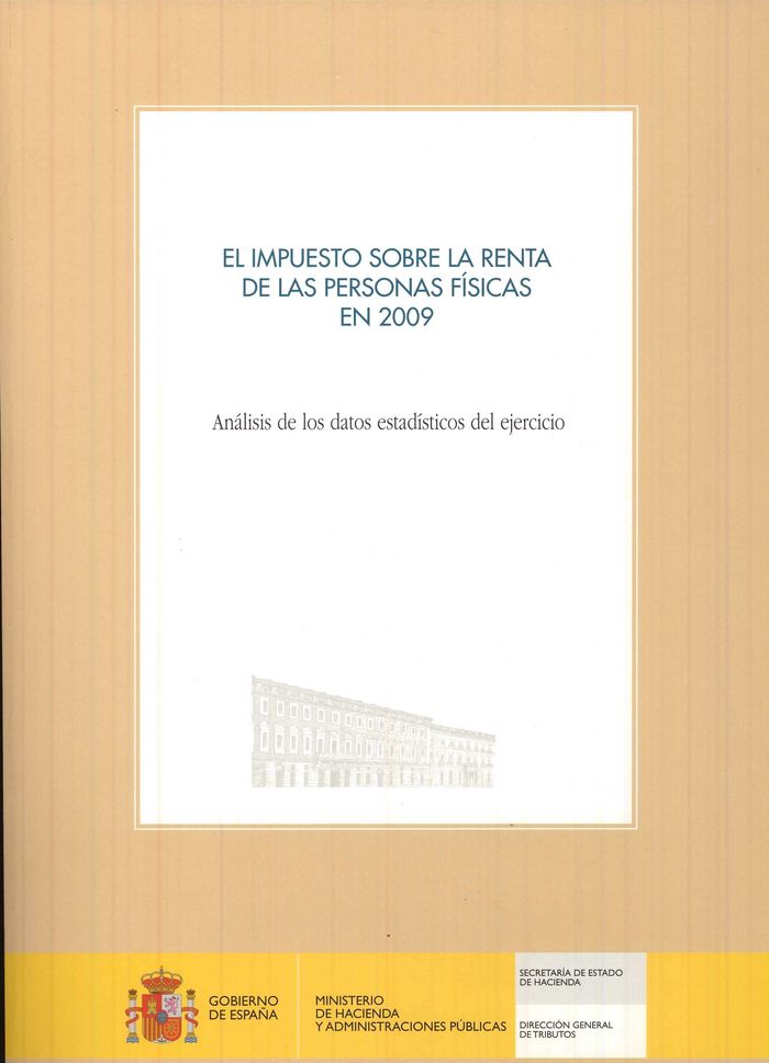El impuesto sobre la renta de las personas físicas en 2009 | portada del libro