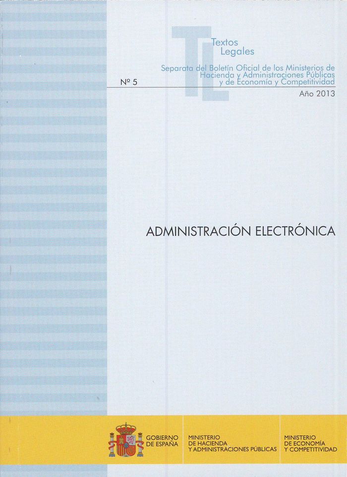 Administración electrónica | portada del libro