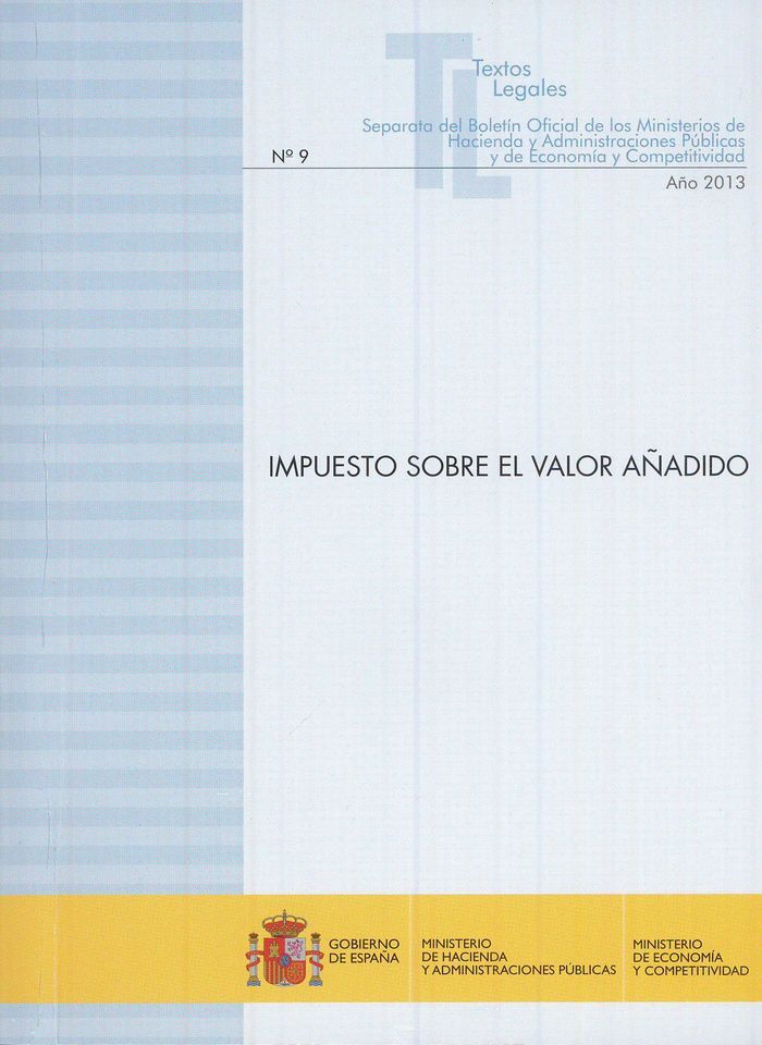 TEXTOS LEGALES, de MINISTERIO DE ECONOMIA Y HACIENDA | portada del libro