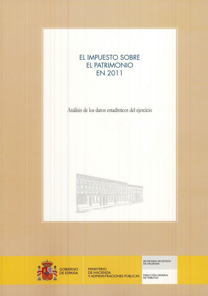 El impuesto sobre el patrimonio en 2011, de DIRECCIóN GENERAL DE TRIBUTOS | portada del libro