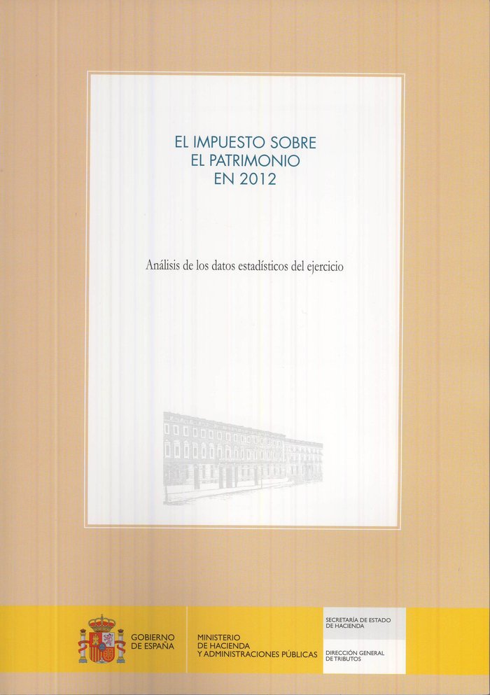 El impuesto sobre el patrimonio en 2012 | portada del libro