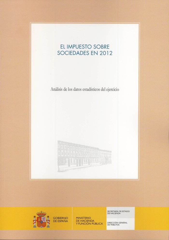 El impuesto sobre sociedades en 2012 | portada del libro