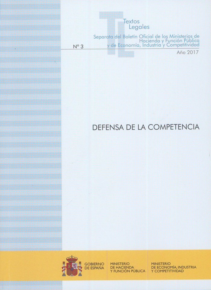 DEFENSA DE LA COMPETENCIA | portada del libro