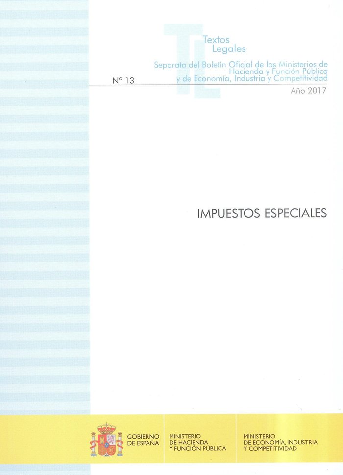 Impuestos especiales, de AA.VV. | portada del libro