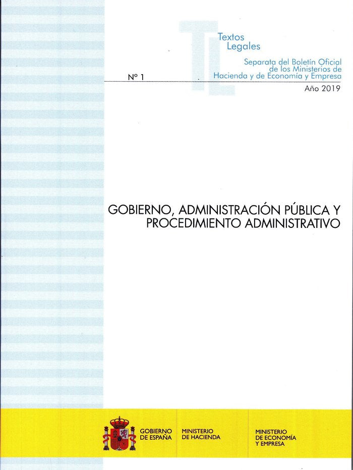 Gobierno, Administración Pública y Procedimiento Administrativo | portada del libro