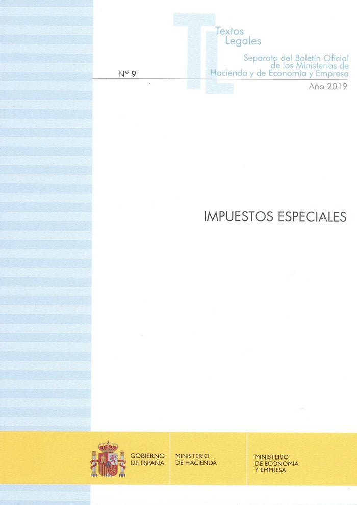 Impuestos especiales, de CENTRO DE PUBLICACIONES | portada del libro