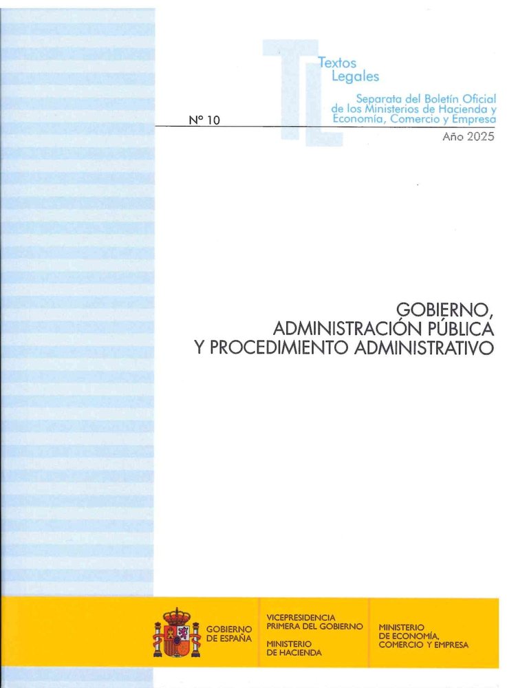 GOBIERNO, ADMINISTRACION PUBLICA Y PROCEDIMIENTO ADMINISTRATIVO | portada del libro
