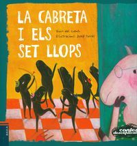 La cabreta i els set llops, de Vivim del Cuentu | portada del libro