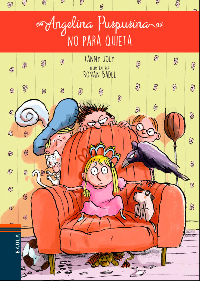 Angelina Purpurina no para quieta, de Joly, Fanny | portada del libro