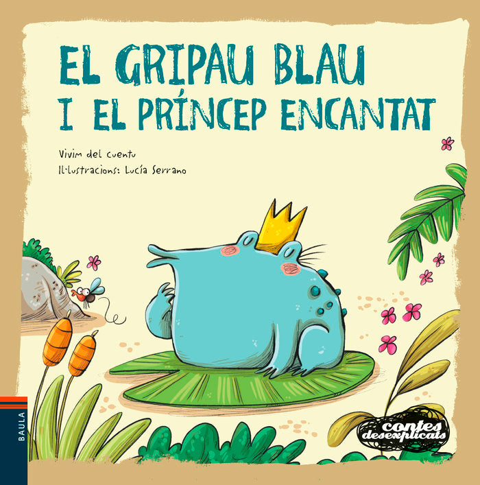 El gripau blau i el príncep encantat, de Vivim del Cuentu | portada del libro
