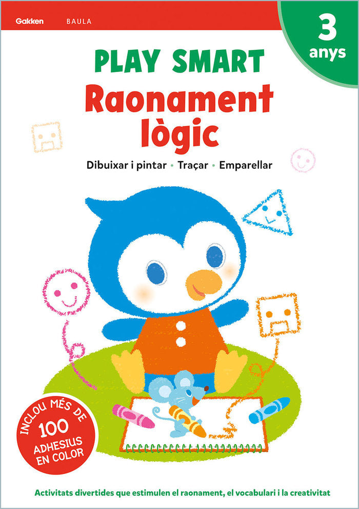 PLAY SMART RAONAMENT LOGIC 3 ANYS, de EQUIP GAKKEN | portada del libro