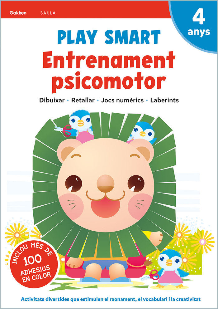 Play Smart Entrenament psicomotor 4 anys, de Equip Gakken | portada del libro