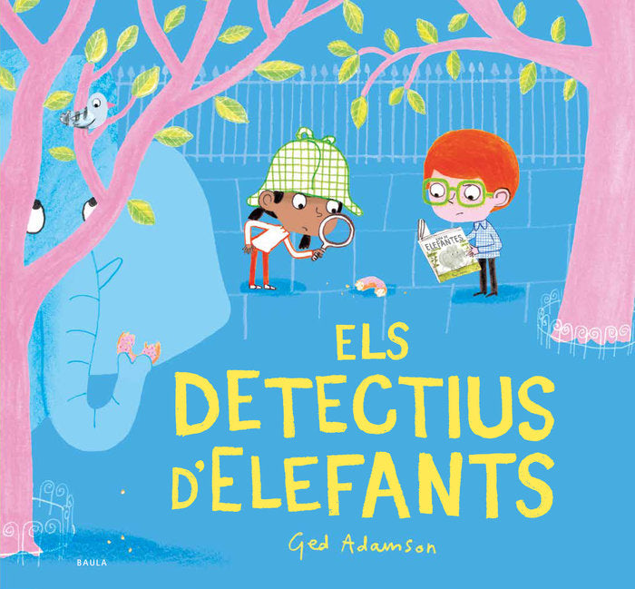 ELS DETECTIUS D'ELEFANTS, de ADAMSON, GED | portada del libro
