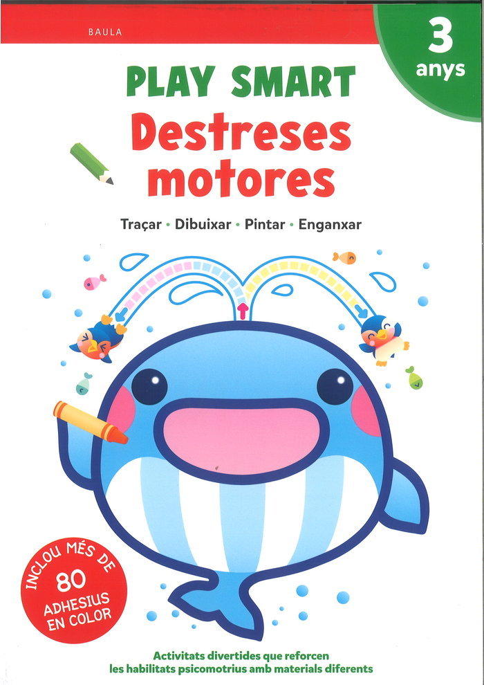 PLAY SMART DESTRESES MOTORES 3 ANYS, de EQUIP GAKKEN | portada del libro
