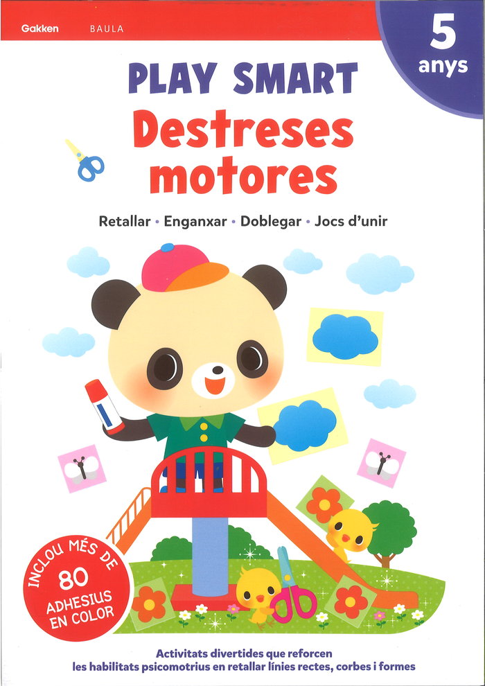 PLAY SMART DESTRESES MOTORES 5 ANYS, de EQUIP GAKKEN | portada del libro