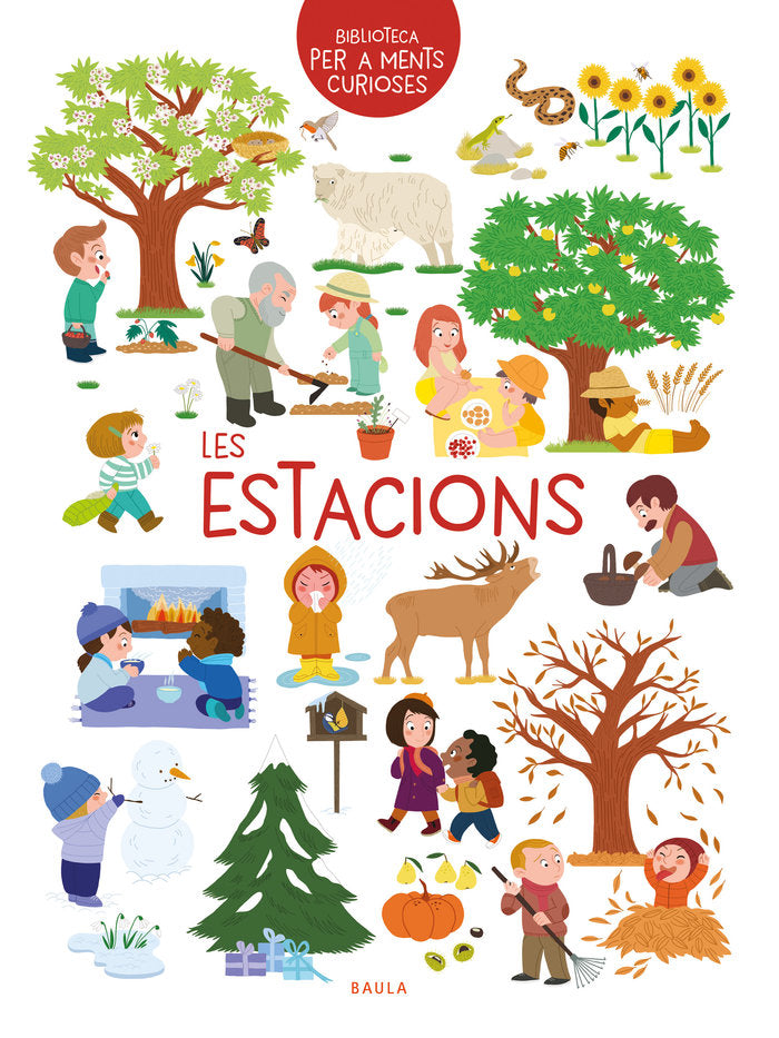 Les estacions, de DELPHINE HUGUET | portada del libro