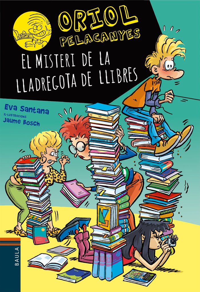 (CAT).MISTERI DE LA LLADREGOTA DE LLIBRES.(ORIOL PELACANYES, de SANTANA, EVA | portada del libro