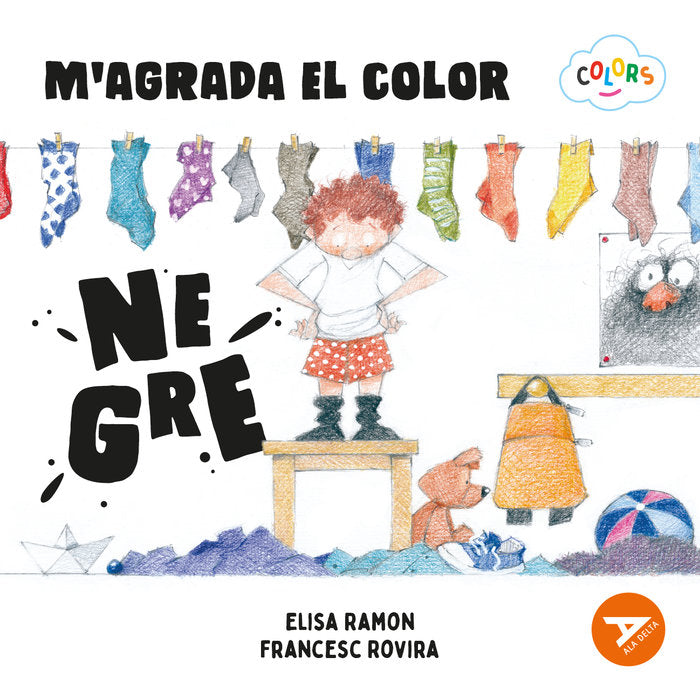 M'AGRADA EL COLOR NEGRE, de RAMON, ELISA | portada del libro