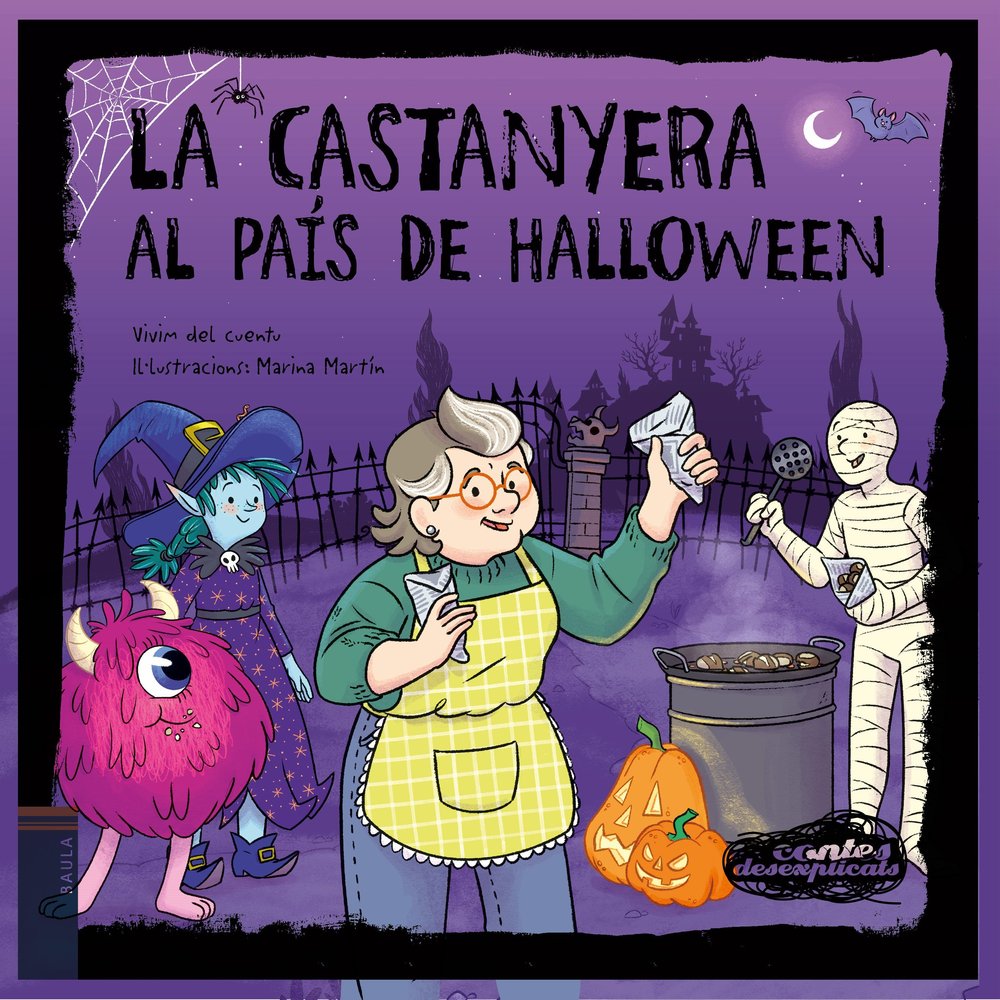 LA CASTANYERA AL PAIS DE HALLOWEEN, de VIVIM DEL CUENTU | portada del libro